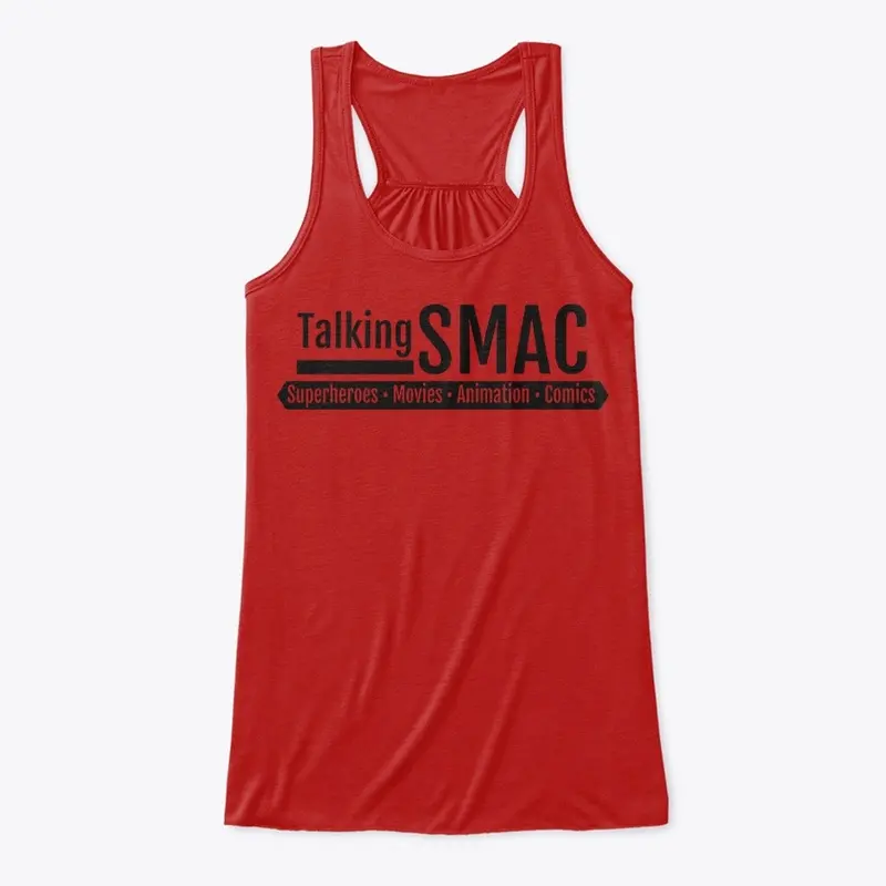 Women's TalkingSMAC Black Logo Tank Top