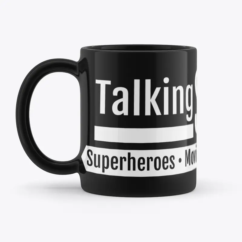 Talking SMAC White Logo Black Mug