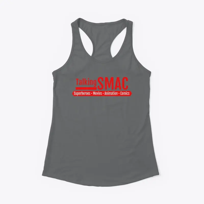 Women's Racerback Tank Red Logo